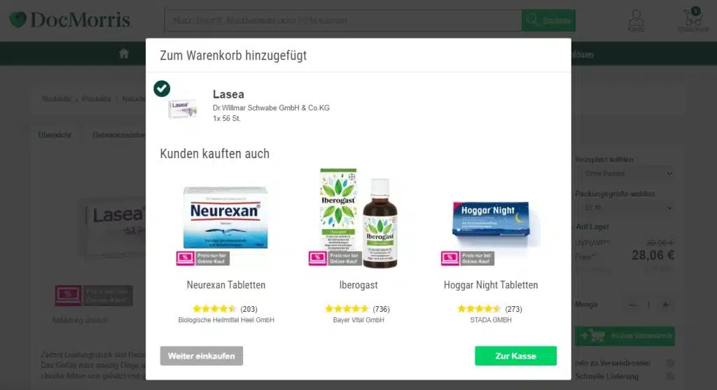 DocMorris Gutscheine - Gutschein einfuegen erklärt Teil 2