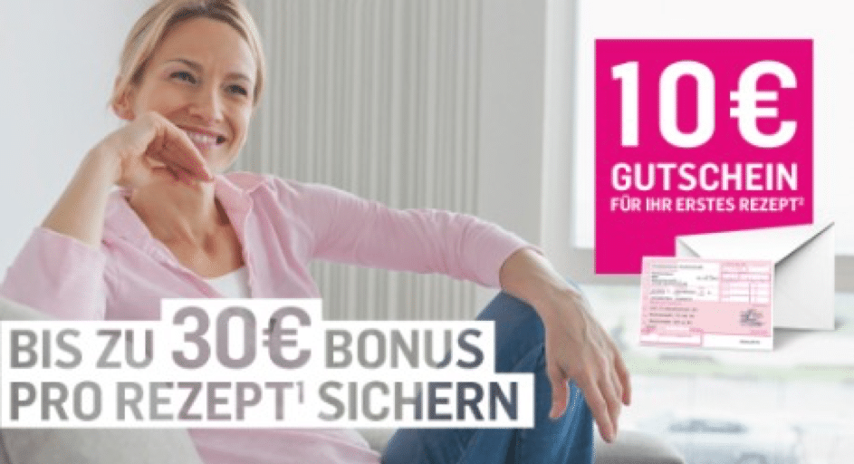 DocMorris Gutscheine - 10 Euro für das erste Rezept. Bis zu 30 Euro pro Rezept.