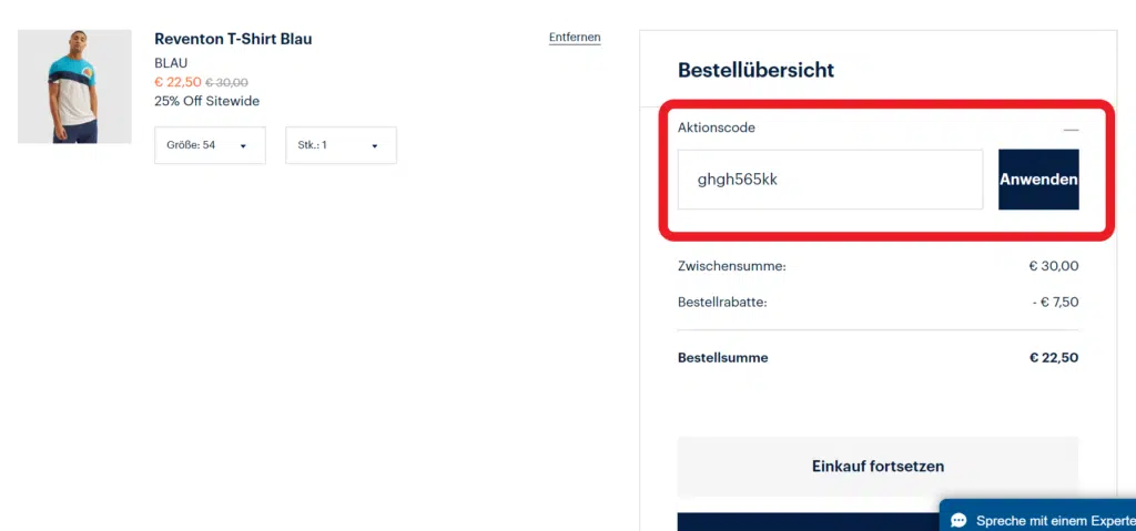 ellesse Gutschein