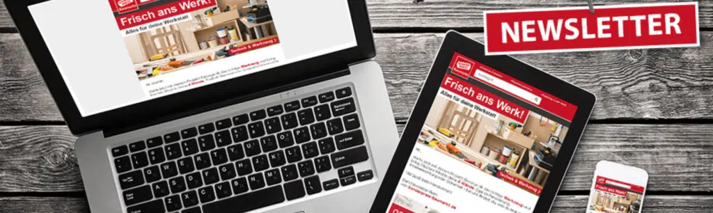 Erhalte Gutscheine und spare mit dem Sonderpreis-baumarkt.de Newsletter