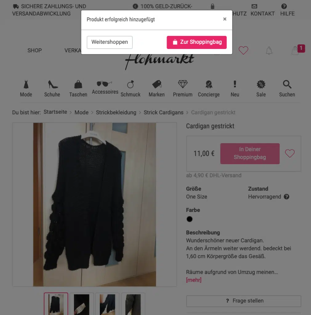 Mädchenflohmarkt Gutscheine verwenden - so wird es gemacht