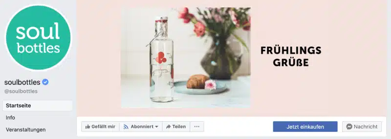 soulbottle Fan auf Facebook werden