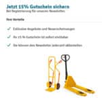 jp-profishop Gutscheine Newsletteranmeldung
