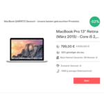 backmarket Gutscheine Macbookrabatt