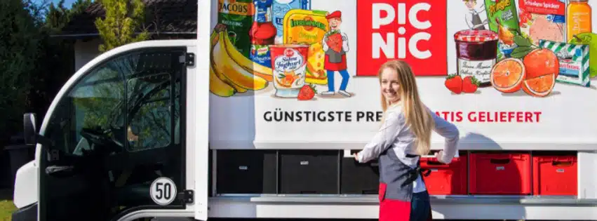 Picnic Gutscheine-Die Lieferung nach dir nach Hause