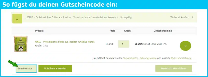 Eat Small Gutschein einfuegen und sparen