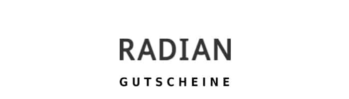 Radian Gutschein Logo oben
