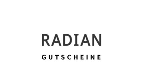 Radian Gutschein Logo seite