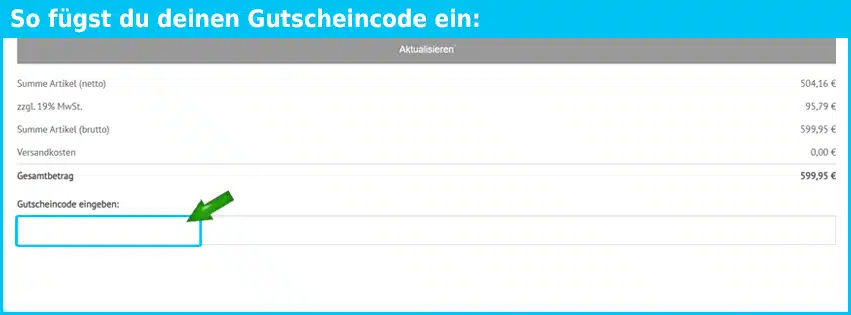 Spielheld Gutschein einfuegen und sparen