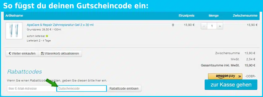 abc-dental-care Gutschein einfuegen und sparen