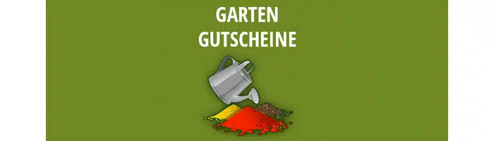 Garten Gutscheine