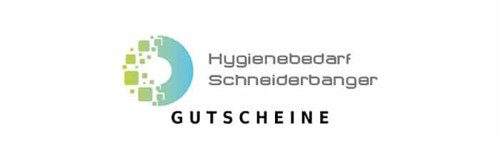 Hygienebedarf Schneiderbanger Gutschein Logo Oben