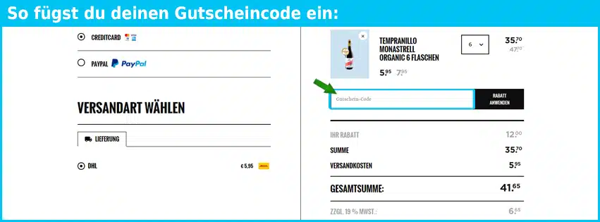 Neleman Gutschein einfuegen und sparen