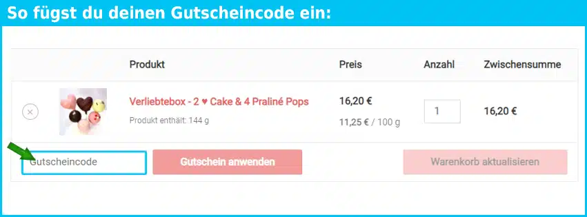 benundbellchen Gutschein einfuegen und sparen