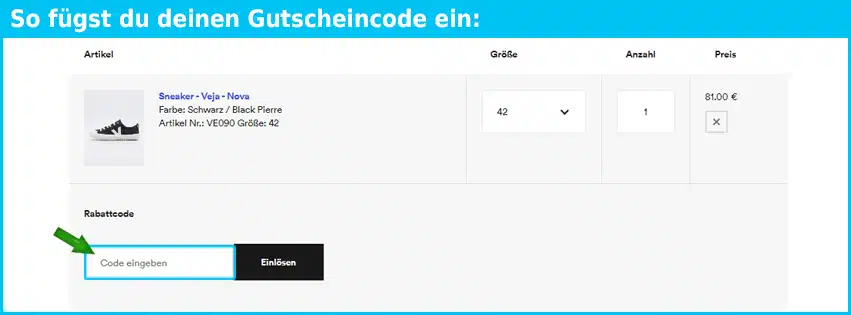 freshlabels Gutschein einfuegen und sparen