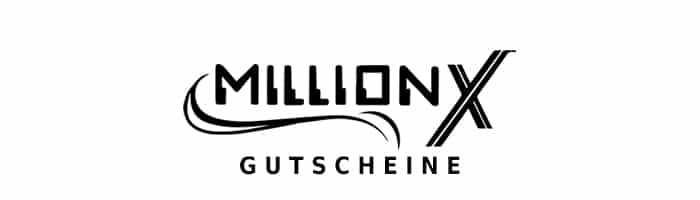 millionx Gutschein Logo Oben