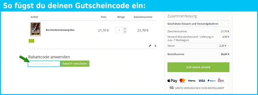 myprodukt.at Gutschein einfuegen und sparen