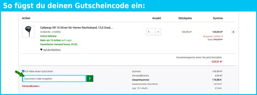 par71.de Gutschein einfuegen und sparen