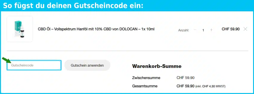 greenpassion Gutschein einfuegen und sparen