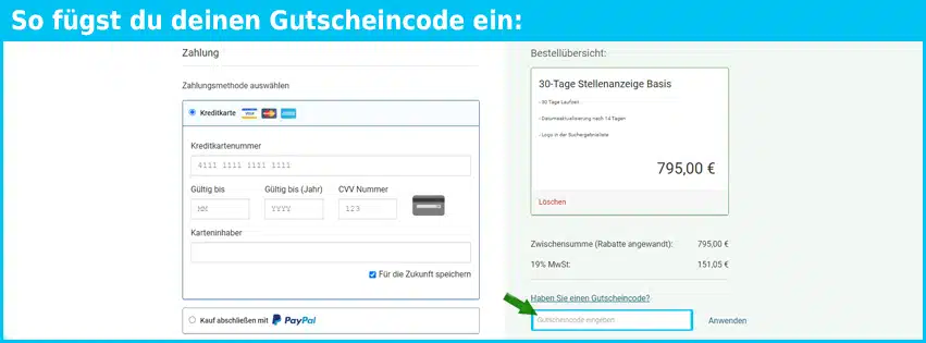 monster.de Gutschein einfuegen und sparen
