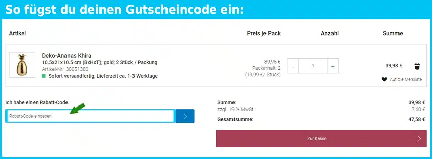 hotelwaesche Gutschein einfuegen und sparen
