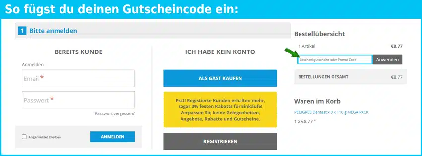 fera24.de Gutschein einfuegen und sparen