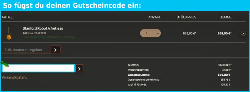 i-musicnetwork Gutschein einfuegen und sparen
