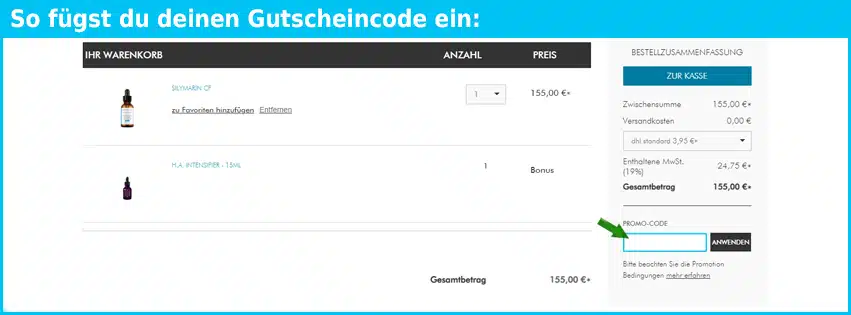 skinceuticals Gutschein einfuegen und sparen