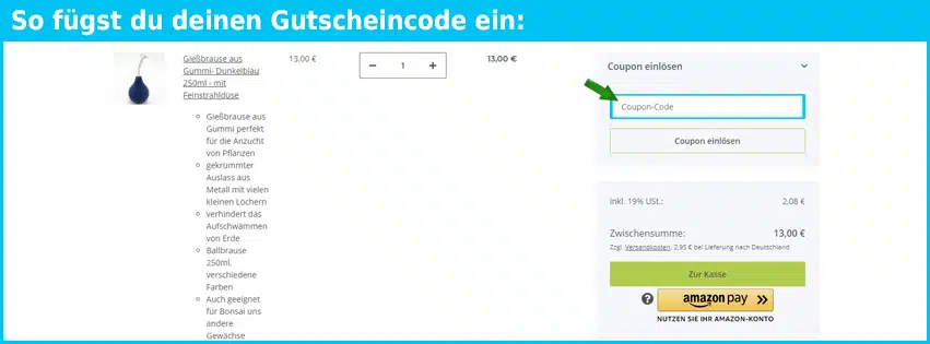 wildblumenwiese.shop Gutschein einfuegen und sparen
