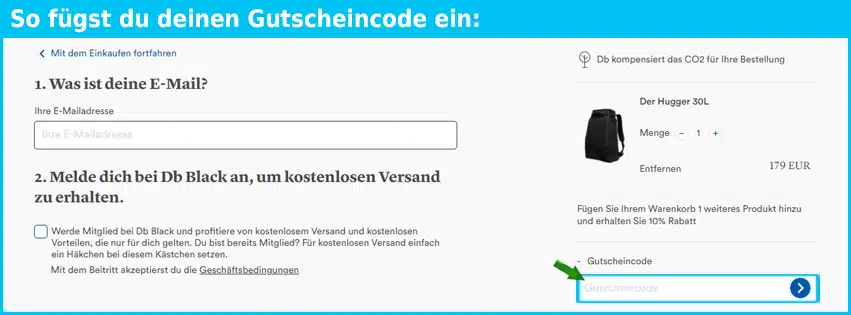 dbjourney Gutschein einfuegen und sparen