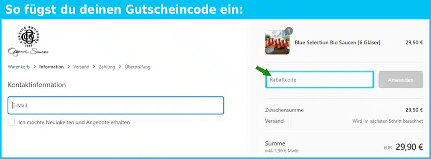 curticebrothers Gutschein einfuegen und sparen