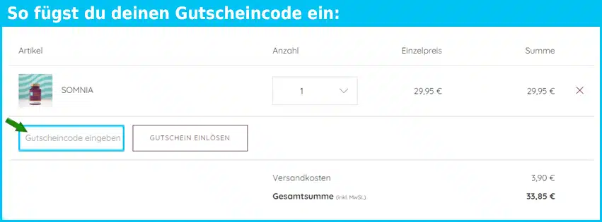 evamonda Gutschein einfuegen und sparen
