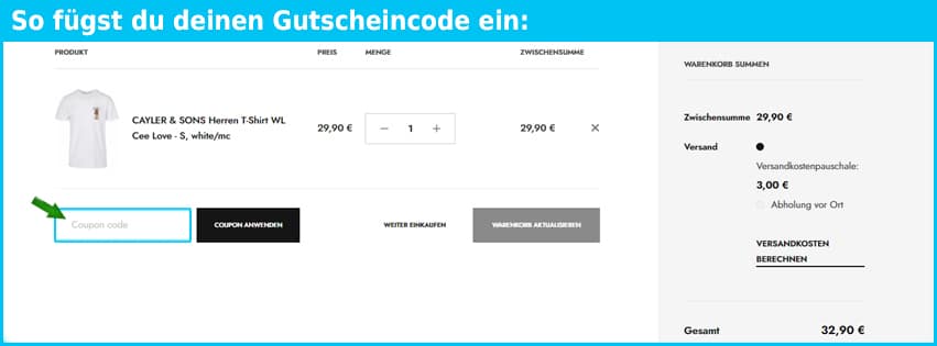 yourstreetwear1067.com Gutschein einfuegen und sparen