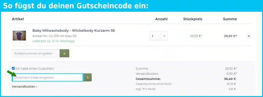 ulalue Gutscheine - gutscheincode eingeben und sparen