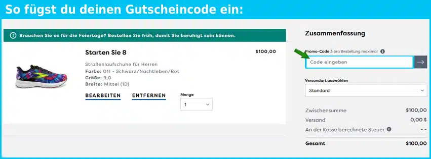 brooksrunning Gutscheine - gutscheincode eingeben und sparen