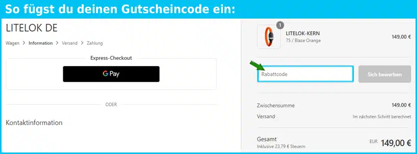 litelok Gutscheine - gutscheincode eingeben und sparen