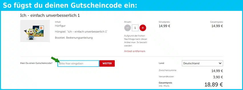 tonies Gutscheine - gutscheincode eingeben und sparen