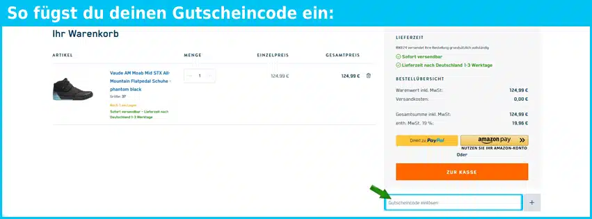 bike24 Gutscheine - gutscheincode eingeben und sparen