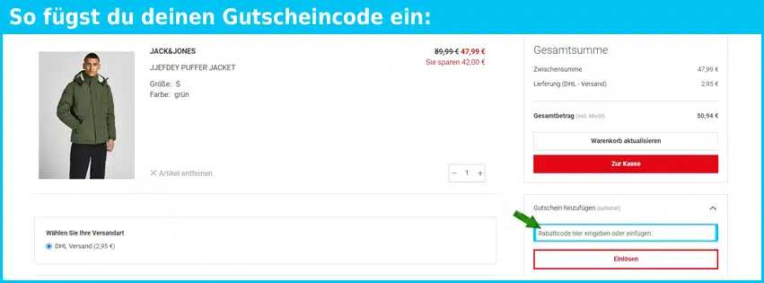 dodenhof Gutscheine - gutscheincode eingeben und sparen