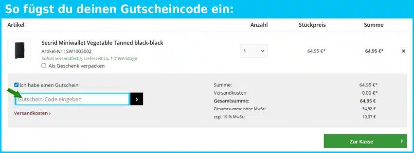lieblingstasche Gutscheine - gutscheincode eingeben und sparen
