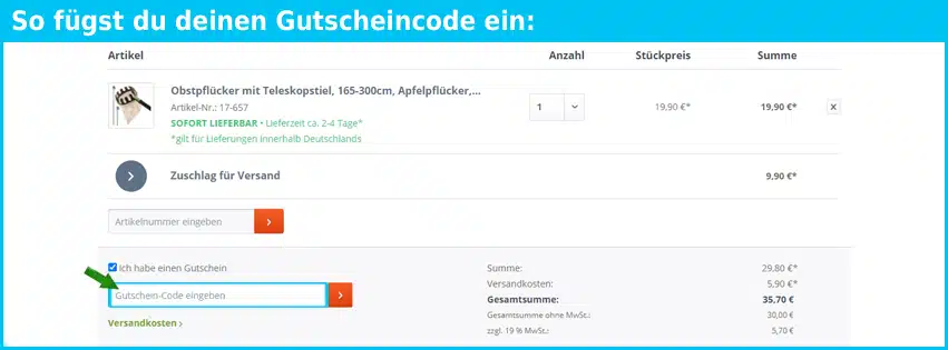 agrarflora Gutscheine - gutscheincode eingeben und sparen