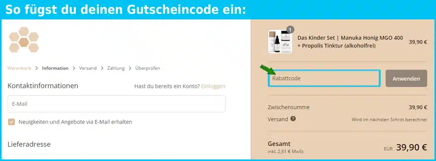 bedrop Gutscheine - gutscheincode eingeben und sparen