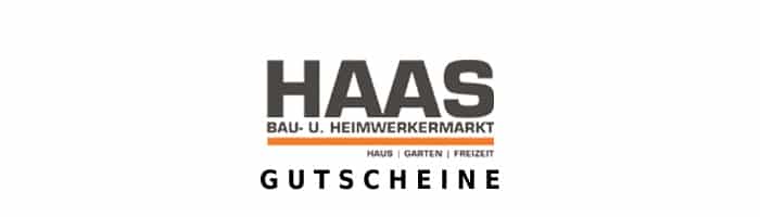 haas-baumarkt Gutschein Logo Oben