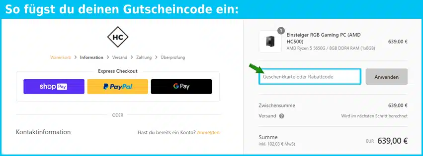 haid-computers Gutscheine - gutscheincode eingeben und sparen
