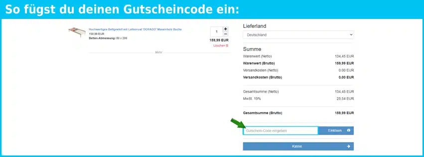 lattenrost-discounter Gutscheine - gutscheincode eingeben und sparen