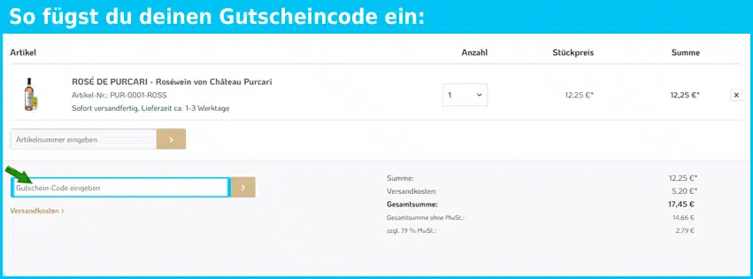 zeitfurwein Gutscheine - gutscheincode eingeben und sparen