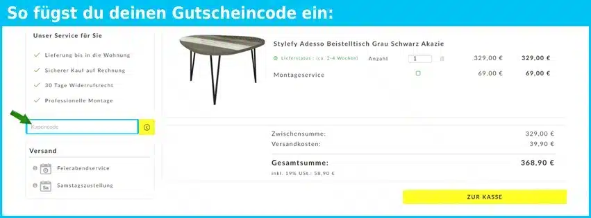 99rooms Gutschein einfuegen und sparen blau