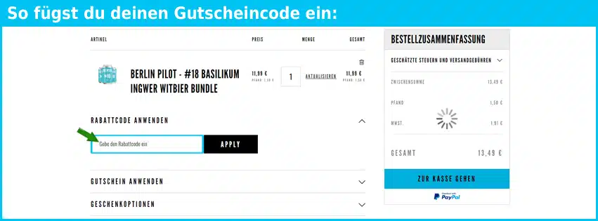 brewdog Gutscheine - gutscheincode eingeben und sparen