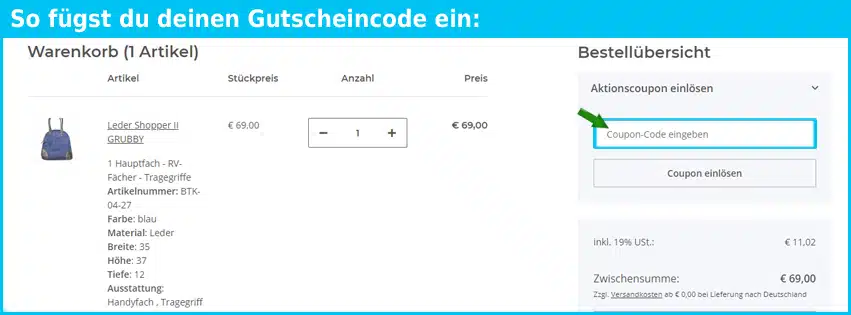 greenburry Gutscheine - gutscheincode eingeben und sparen