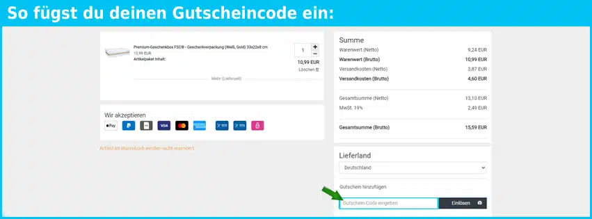 ideas-in-boxes Gutscheine - gutscheincode eingeben und sparen